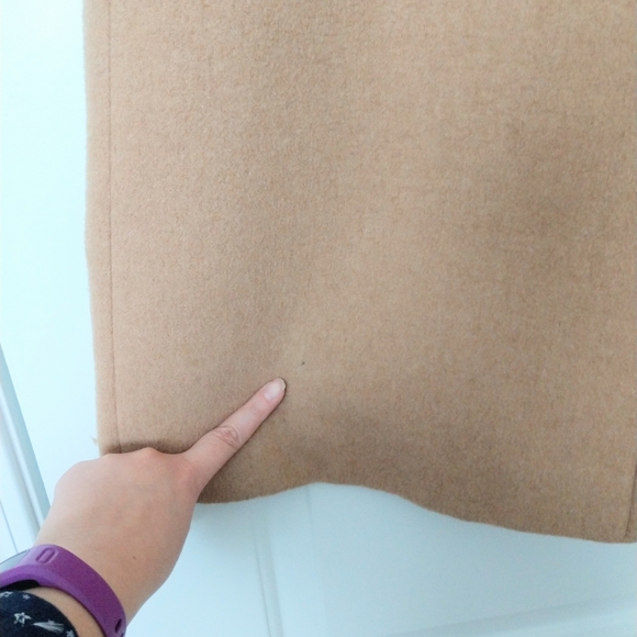 Fleurette Camel Hair Long Oversized Coat Size M - Picture 8 of 8